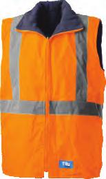 configuration 100% waterproof, seam sealed, concealed hood Inner reversible vest with