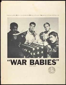 Greetings from L.A.: Artists and Publics, 1945 1980 October 1, 2011 February 5, 2012 [War babies: exhibition poster], 1961. Joe Goode (American, b. 1937). Photograph by Jerry McMillan (American, b.