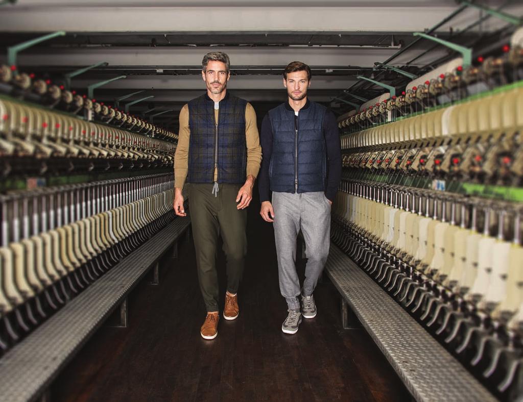 GOING VERTICAL Wool Textile Makers Find Success With Premium-Branded Apparel Made In USA American Woolen Company recently introduced its first apparel line, which features 13 pieces of luxury