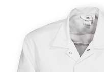 BP Cotton Plus White 2 fastening breast pockets adjustable cuffs BP Unisex jacket 670
