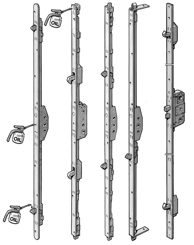 General description Espagnolettes and multi point locks Espagnolette a closing fitting, with lockable or non-lockable lock housing, primarily intended for windows and glazed doors, also available