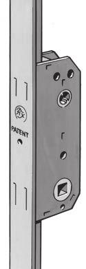 Face plate ASSA espagnolettes and multi point locks come with 16, 20, 22 or 25 mm wide face plates.