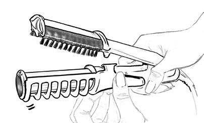 To attach, snap the Thermal Guard Training Aid onto the side of the unit directly under the ring below the barrel. 3.
