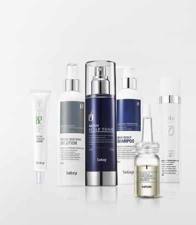 Safe and effective ingredients! Scalp care functional cosmetics.