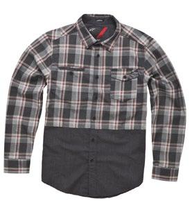 DYE PLAID WITH SOLID PIECING