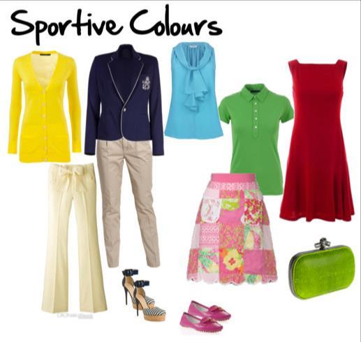 Color Personality 6. Playful Sportive Americans may see this style related to the Preppy style. It s a style for the extrovert.