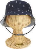 0-12m infant striped jersey sun hat with velcro chin straps PBK6534