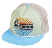 CTK4272 3-7y kid curved bill snapback trucker with front screen print oh donut even 3-7y kid sublimated view with mr.