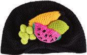DL2540 DL2531 0-6m, 6-12m, 1-2y cotton crochet fruit basket turban 0-6m, 6-12m, 1-2y