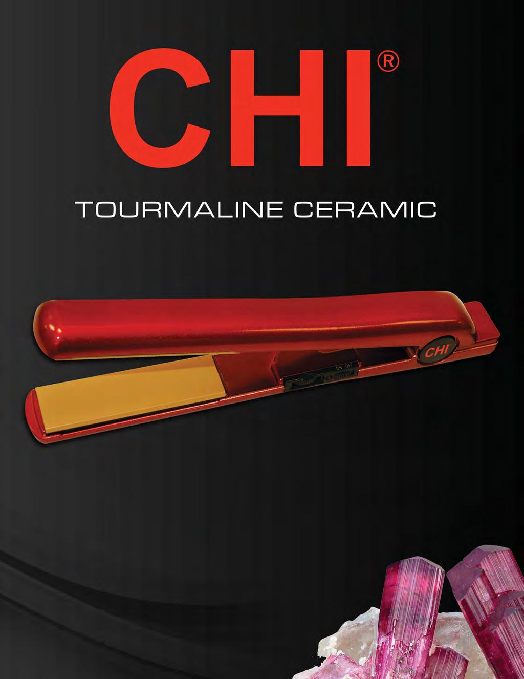 TOURMALINE CERAMIC Tourmaline is a crystal ground into a fine powder and infused into the Ceramic plates.