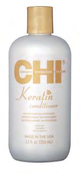 Promotes long-lasting, healthier hair Adds shine and elasticity Helps prevent future breakage 2 oz/chi021 12 oz/chi0214 32 oz/chi0233 CHI KERATIN SILK INFUSION CHI Keratin Silk Infusion is a powerful