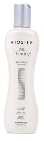BIOSILK SILK THERAPY GLAZING GEL BioSilk Silk Therapy Glazing Gel is a medium-hold sculpting gel for flexible hold and movement with control. 6 oz/bsstc6 7 oz/bsstgg7 MOSTLUXURIOUSLIST.
