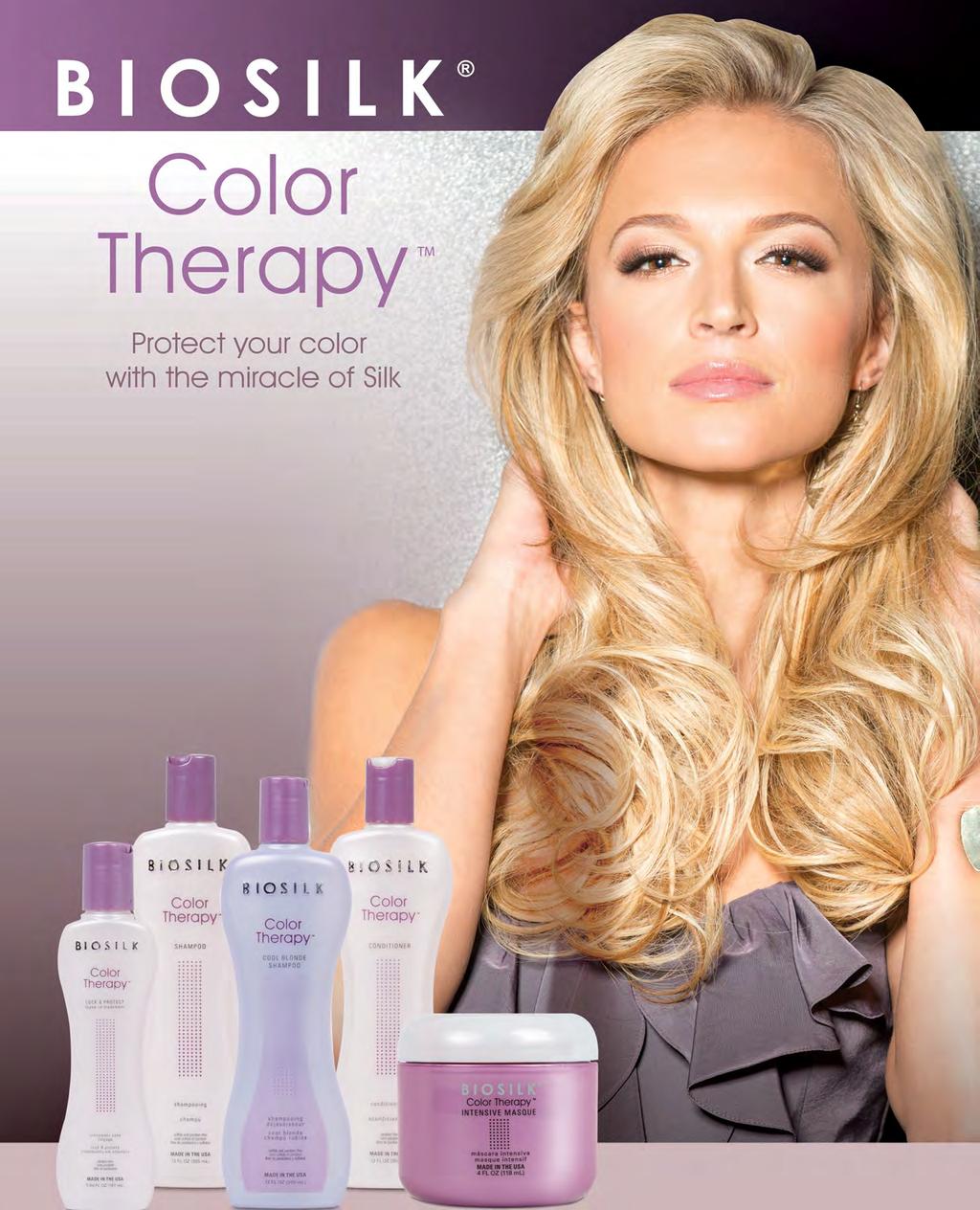 WETLINE Beautiful salon color deserves specialized care and BioSilk Color Therapy delivers.