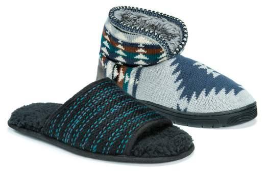 Tribal knits in desert oasis colors emit a rugged, masculine image fitting of a mountain adventurer.