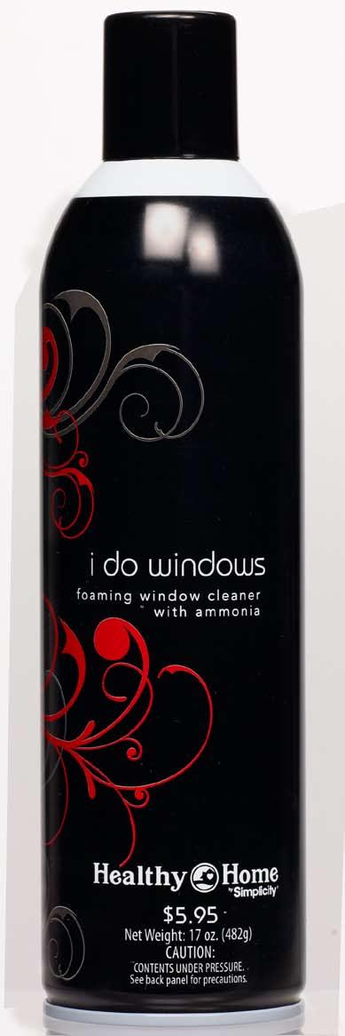 i do windows foaming window cleaner with ammonia 17 fl. oz. HHWC $5.