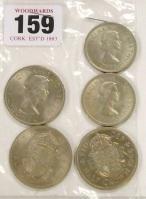 coins 30-40 165 Three JFK half dollar