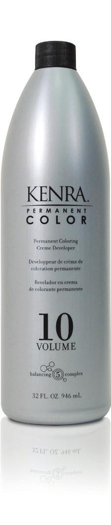 ermanent Coloring Creme and Developer Kenra Color ermanent Coloring Creme Developers were specially formulated for use with Kenra Color ermanent Coloring Cremes.