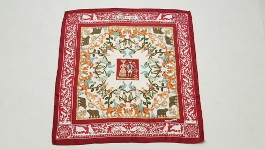 HERMÈS Early America Silk Scarf Sold in one day for $249.