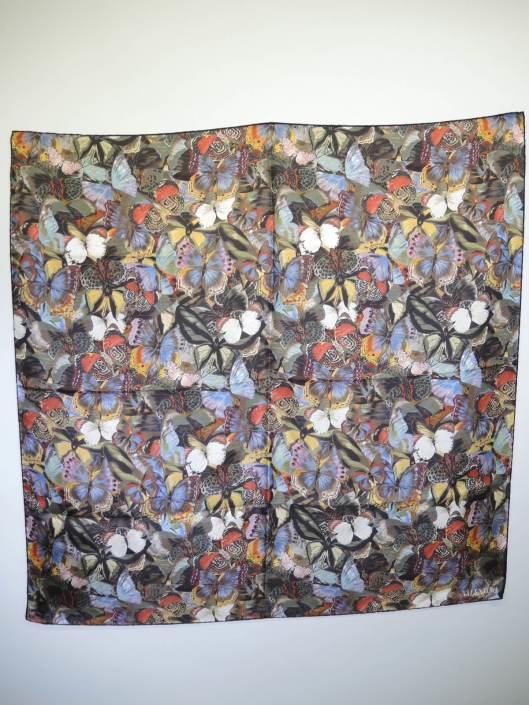 VALENTINO Camu Butterfly Silk Scarf Retailed for $475, sold in one day for $199.