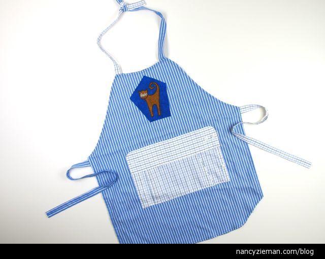 Another option for the child s apron is to make one side from a special