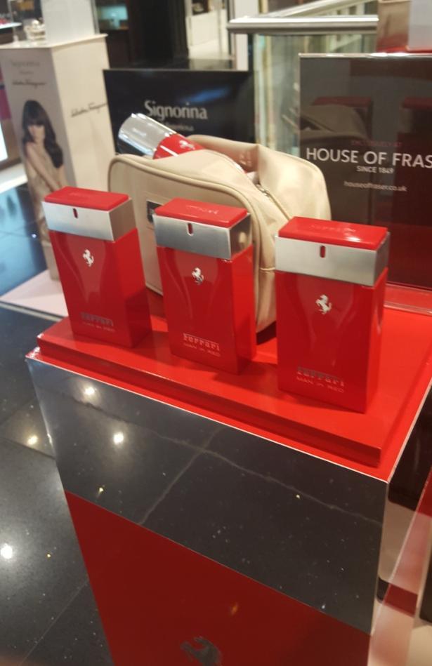 Ferrari - Red 1. Toiletry Bag- Men 2.