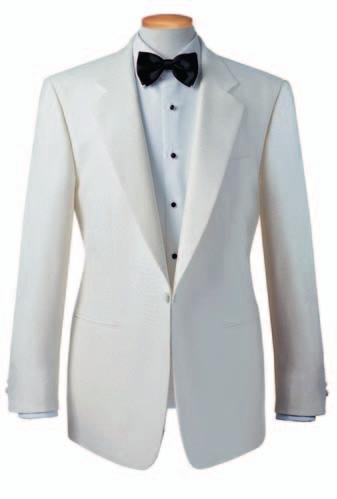 SINGLE BREASTED Dress Jacket 1 button fastening with satin faced lapels and pocket flaps, side vents.