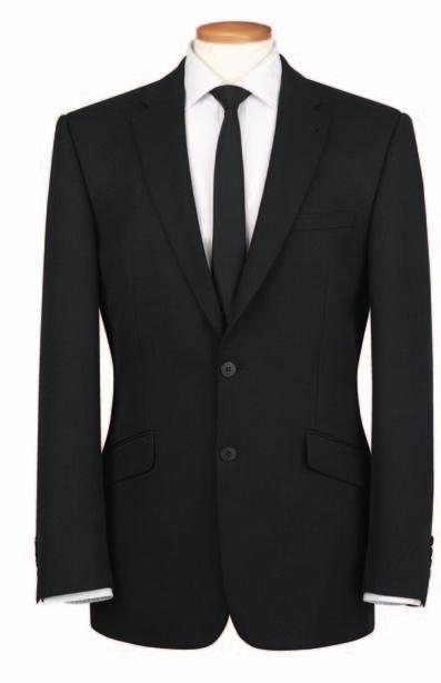 MEN S ONE SUMMARY JUPITER Tailored Fit Jacket Black Single breasted, 2 button front, side vents.