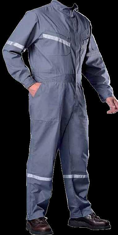 High Visibility Uniforms Work Wear Coverall made of 100% sanforized cotton, 65/35