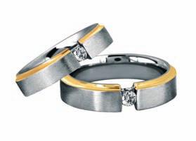 The collection includes a range of options with stunning solitaire diamonds