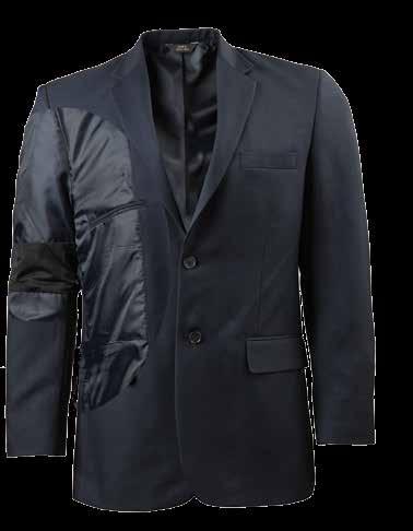 suiting Polyester lining with mesh at shoulders and