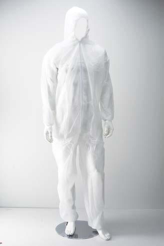 056 m³ 7 WORK WEAR > Disposable Coverall ULTITEC 2000 L/XL/2XL BWF ( Breathable Waterproof Fabric), stitched seam.