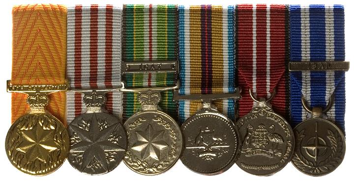 6E 4 Figure 6E 5 Total length of both miniature Riband and Medals 13.