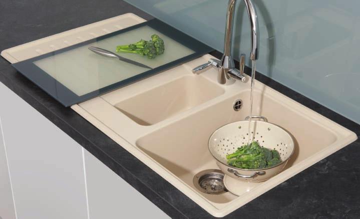 Granite sinks Finding a sink that is as cutting edge as your kitchen, need not be a mystery anymore as the Enigma sink has unraveled the secrets of creating a chic and practical washing area.