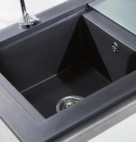 Granite sinks More than just a sink Emerton is a complete kitchen work centre. Combining advanced material technology with precision design, it is the epitome of form and function.