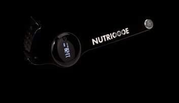 110 NUTRICODE NUTRICODE MULTIFUNCTIONAL NUTRICODE BRACELET FITNESS TRACKER DOWNLOAD THE APP Nutricode is a modern mobile app which helps introducing healthy eating habits and shows you how to stay