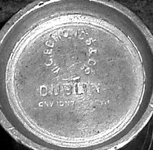 The item was sold in Dublin by Edmonds but was probably made by Gaskell and Chambers in Birmingham. DUCK & HEN There are two other two types of measure that are linked by an association with Cork.