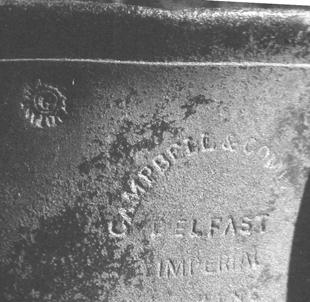 19 Figure 34. The apparent maker s marks off a Belfast concave pint pot.