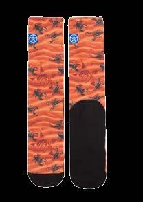 FULL HIGH TOP SPORTS SOCKS FEATUR- RRP. $18.99 ING FULL SUBLIMATION PRINT PEACE / 16322430 COLOUR.