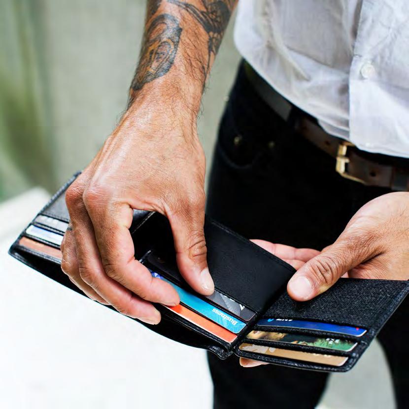Wallet Charcoal & Black