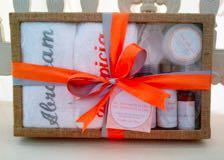 Gift Sets for Couples GIFT SET A Content Option 1 2 Embroidered Hand Towels 1 jar 50 grams Soothing Ache Balm 1 bottle Aromatic Linen & Space Spray