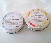 Soothing Ache Balm & Anti Mosquito Body Balm Our balms are made from all-natural, pure essential oils mixed with virgin coconut oil and beeswax.