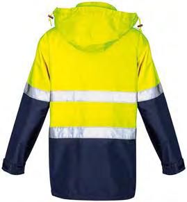 VIS 4 IN 1 WATERPROOF JACKET Jacket Lining Vest Lining 100% 300D Oxford Polyester