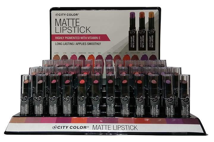 L-0050 Matte Lipstick Display Dimension: 11.