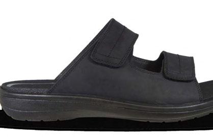 MEN S DURBAN SLIDE Oiled Black Whiskey Featuring trim marks for enhanced adjustability to suit narrow