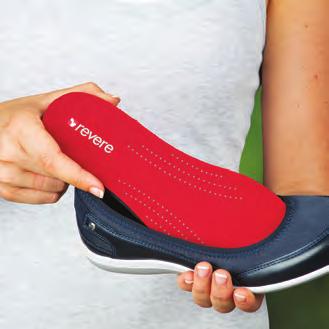The extra depth unit allows for a wide variety of custom orthotics to be inserted without