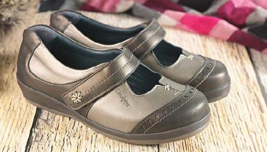 Extra Wide Casual Shoes Bronze/Pewter Filton Fashionable style for wide feet 81 inc VAT 67.