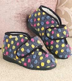 Extra Wide Slippers Vera Fun, eye-catching comfort! Why should slippers be boring?