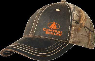 Embroidered on the back is centralboiler.com.