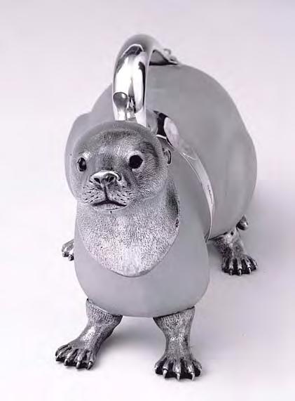 10. Otter 1882 This otter has a superb frosted glass body to simulate the