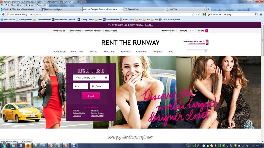 Rent The Runway makes high fashion designer clothes available to the masses; it s the Netflix of dresses 14 Headquarters: New York, NY Year founded: 2009 Why it's revolutionary: With over 50,000